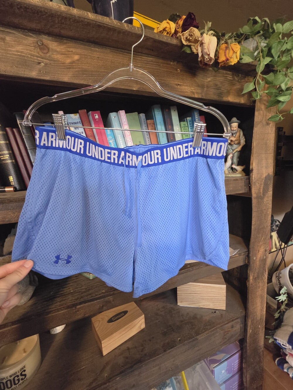 Under Armour Blue Womens Athletic Shorts